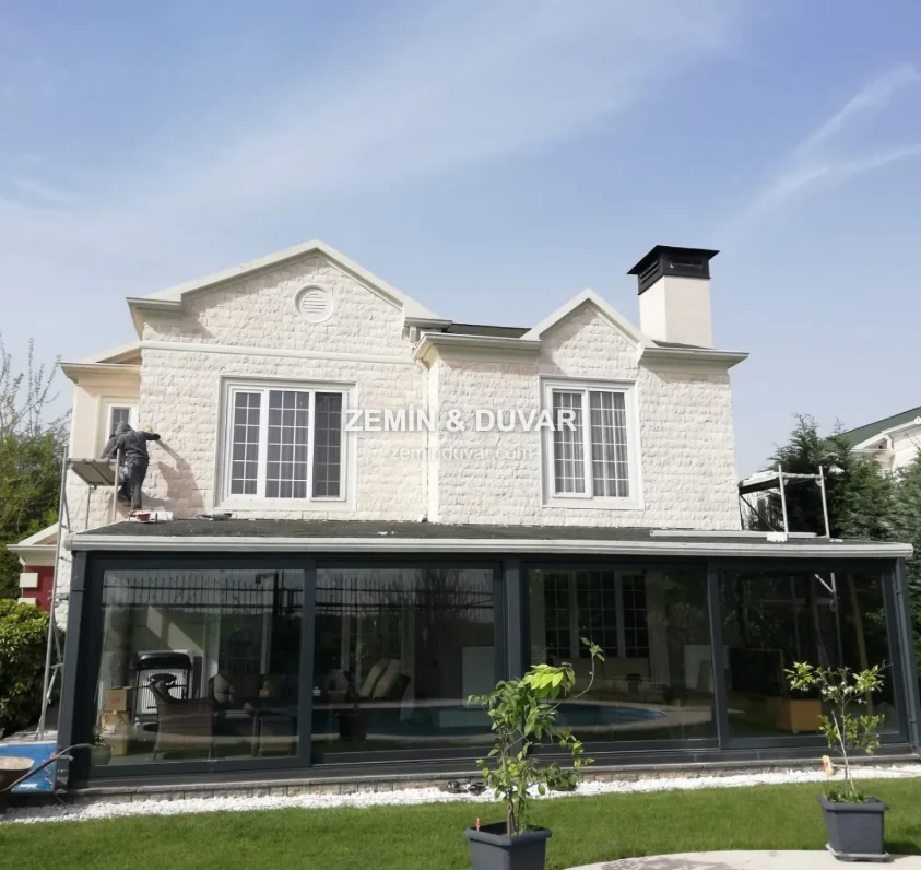 Villa Patlatma Taş Dış Cephe